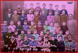 ECOLE BERTHELOT GARCONS 1947 CE2 M_ MELKA